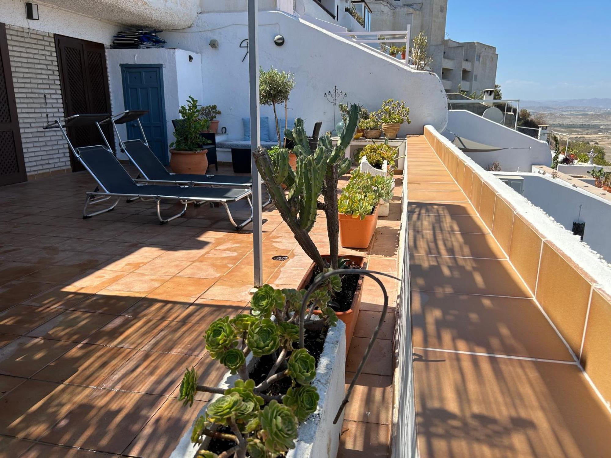 Apartment With A Great Terrace, Sea And Land Views Mojacar Exterior photo