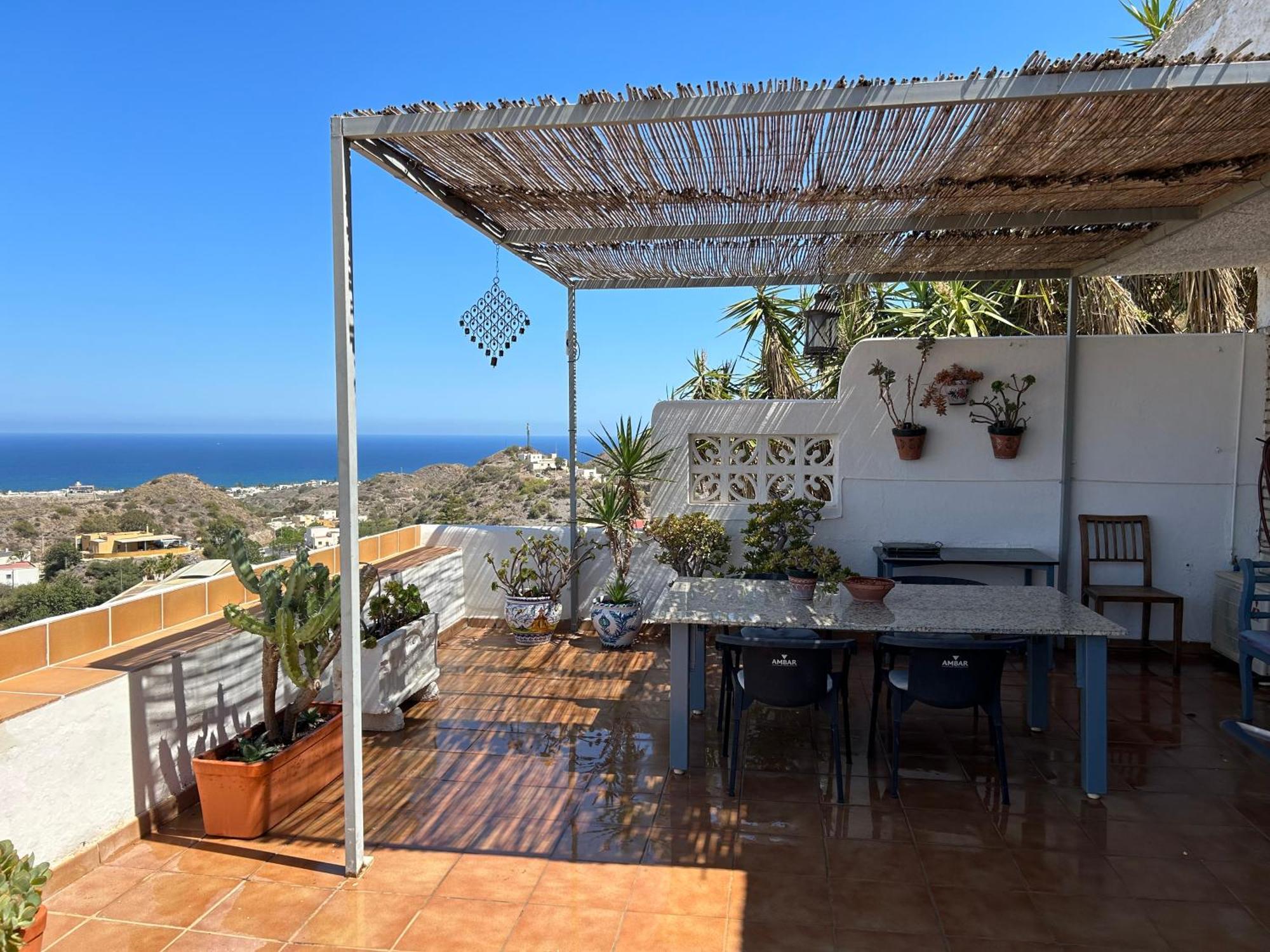 Apartment With A Great Terrace, Sea And Land Views Mojacar Exterior photo