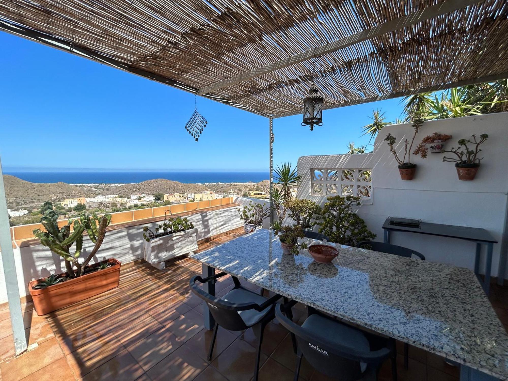 Apartment With A Great Terrace, Sea And Land Views Mojacar Exterior photo